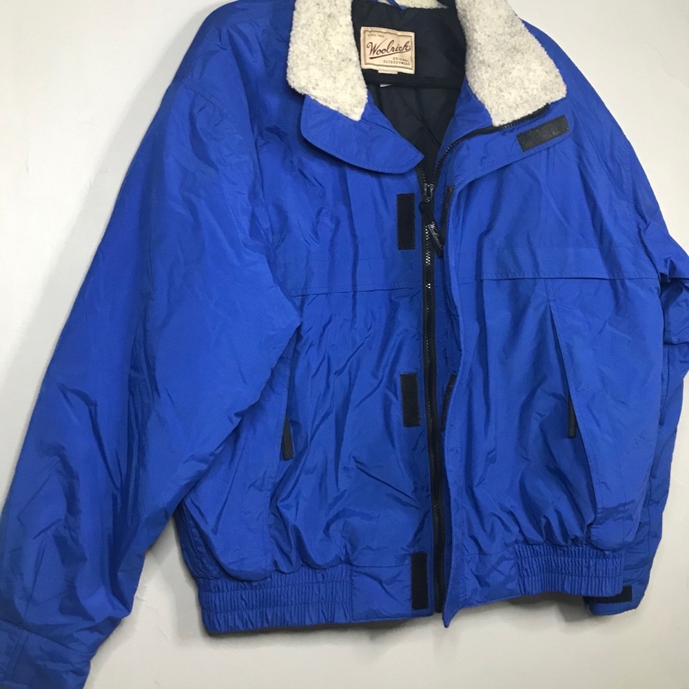 WOOLRICH Brand Bright Blue Coat